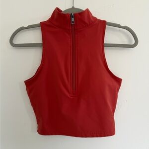 Vitality Balance Brick Orange Zip-Up
Crop Top Medium
